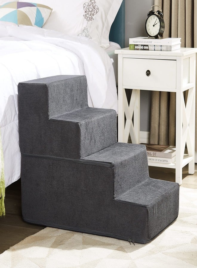 Ulax Furniture Foam Pet Steps Stairs Removable Step for Cats/Dogs Non-Slip Pet Stairs (4-Step) - Image 1